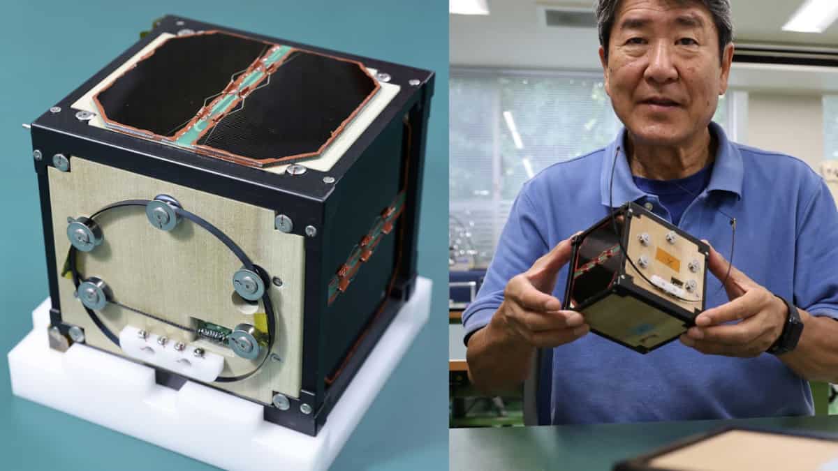 Japan launches world's first wooden satellite to test wood's suitability for building space material