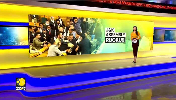 India: Ruckus in J&K Assembly After Engineer Rashid's Brother Displays Banner on Article 370