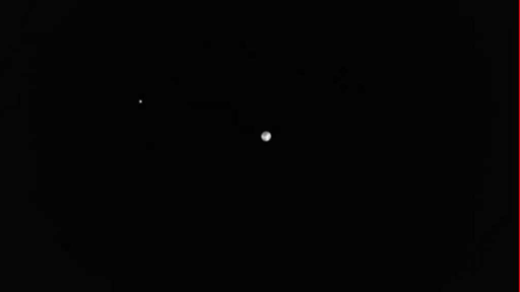 Spot a 'lonely' Earth and Moon in vast expanse of space captured by asteroid probe