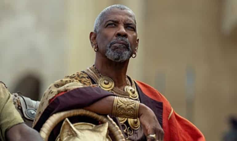 Denzel Washington on Ridley Scott's Gladiator II: 'People are going to be blown away'