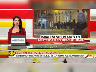 Riots In Amsterdam As Israeli Football Fans Clash With Pro-Palestine Protesters