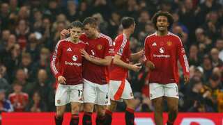 PL: Manchester United beat Leicester City in Ruud van Nistelrooy’s last game as interim manager