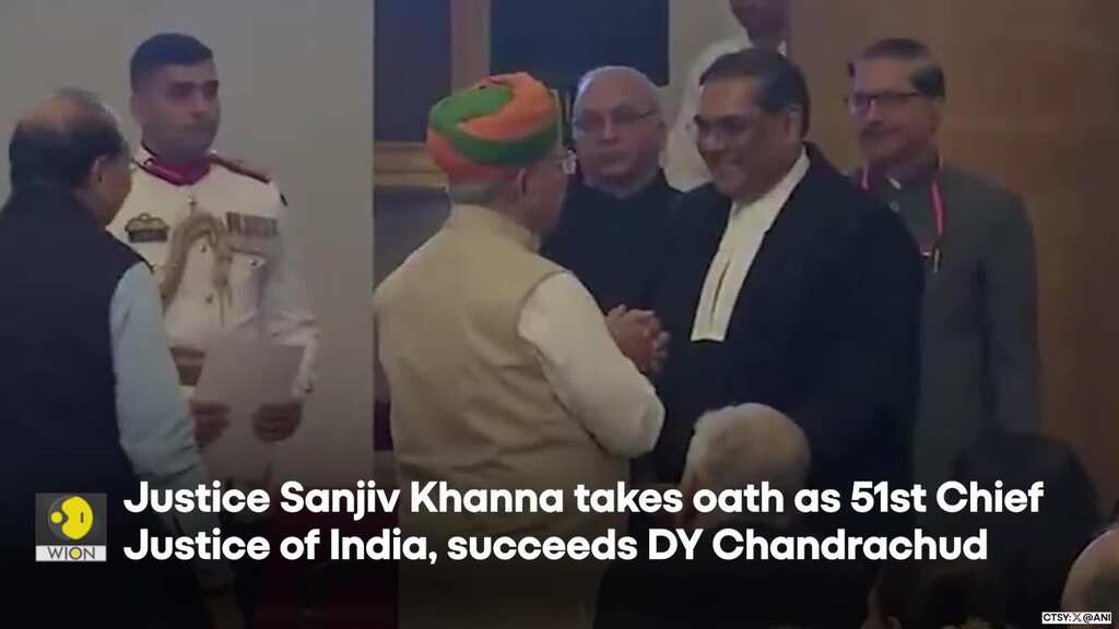 India: Justice Sanjiv Khanna Takes Oath As 51st Chief Justice Of India | WION Originals