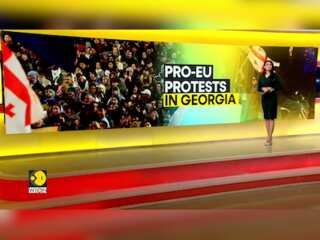 Georgia: Thousands Of Opposition Supporters Protest Outside Parliament