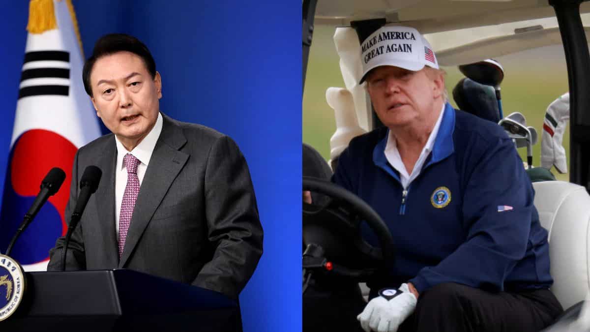 S Korean leader taking golf classes to prepare for meeting with Donald Trump