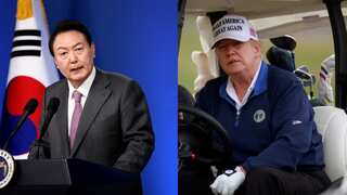 S Korean leader taking golf classes to prepare for meeting with Donald Trump