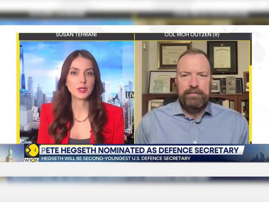 US: Army veteran and Fox News Host Pete Hegseth Picked to Serve as Defense Secretary