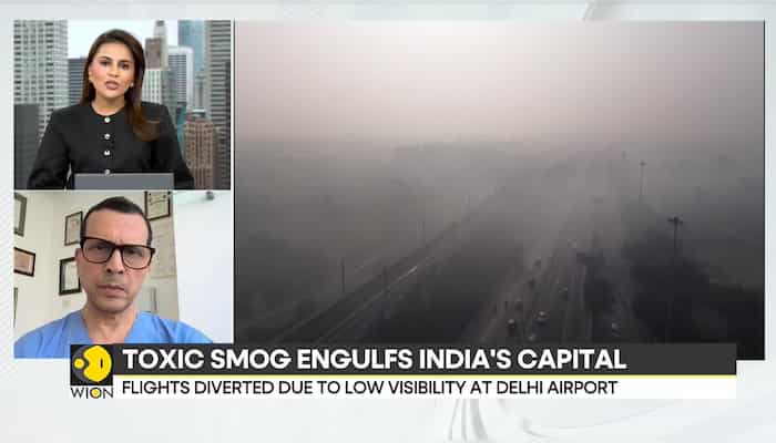 Delhi Air Pollution: Smog Causes Low Visibility In NCR, AQI 'Very Poor' For 15th Day