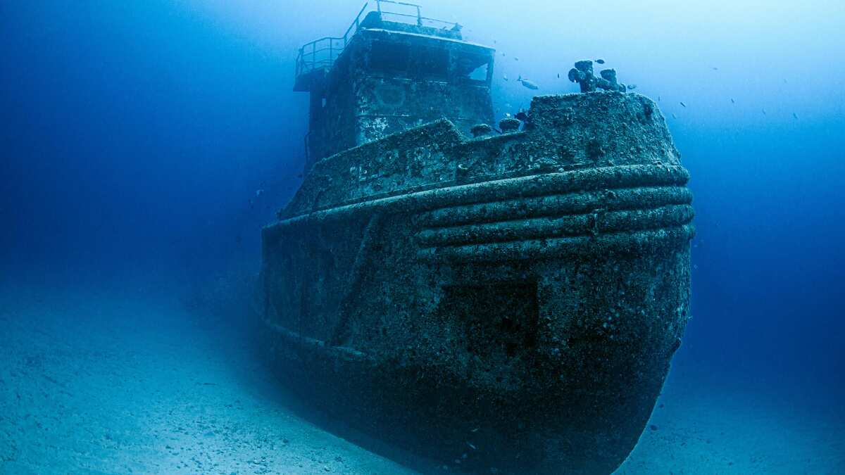 Shipwreck found in Indian Ocean from the time of World War II Shipwreck found in Indian Ocean from the time of World War II