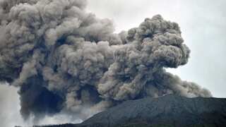 Bali flights cancelled after volcano erupts in Indonesia