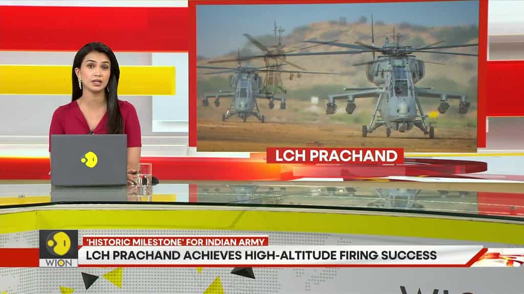 LCH Prachand Achieves High-Altitude Firing Success