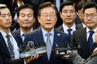 South Korea opposition leader convicted of violating election law