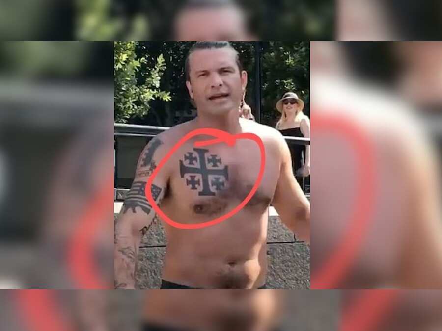 Online uproar over Trump's Defence Secretary pick Pete Hegseth's tattoo