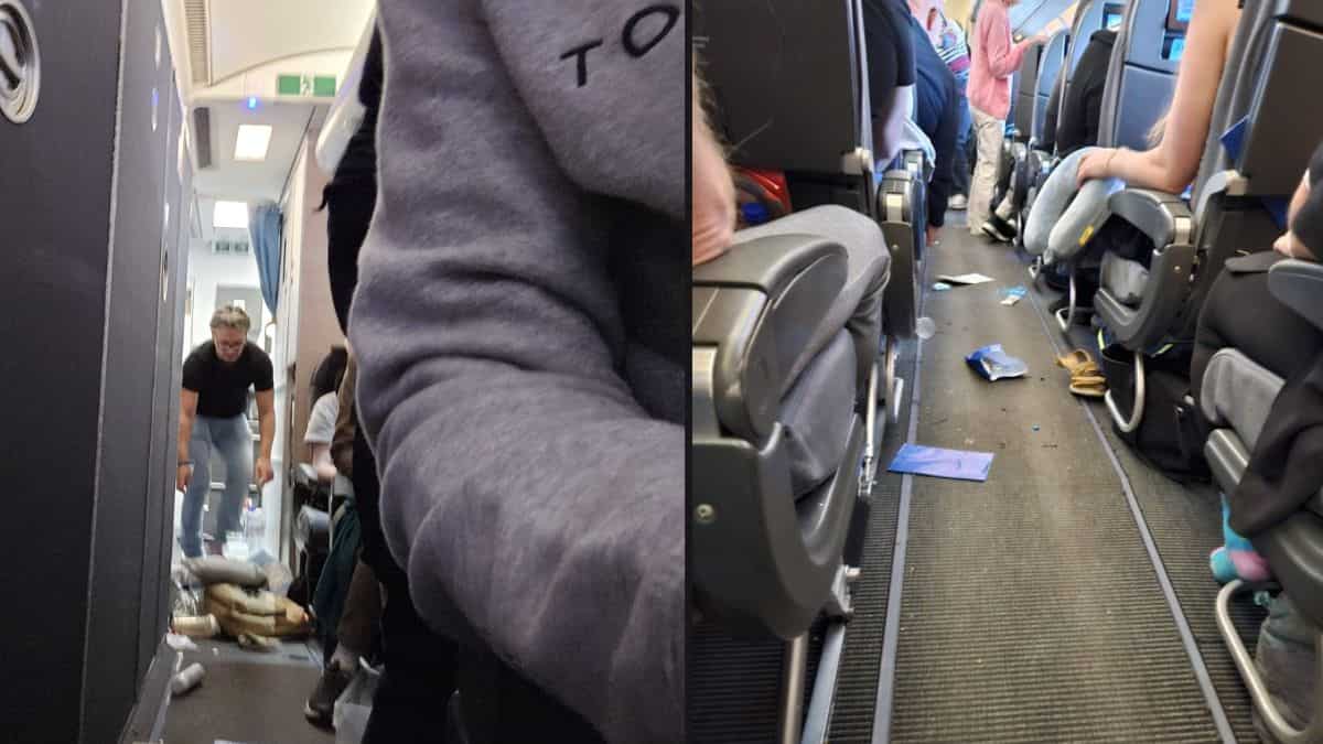 Video shows passengers flying off their seats after severe turbulence hit Miami-bound Flight Video shows passengers flying off their seats after severe turbulence hit Miami-bound Flight
