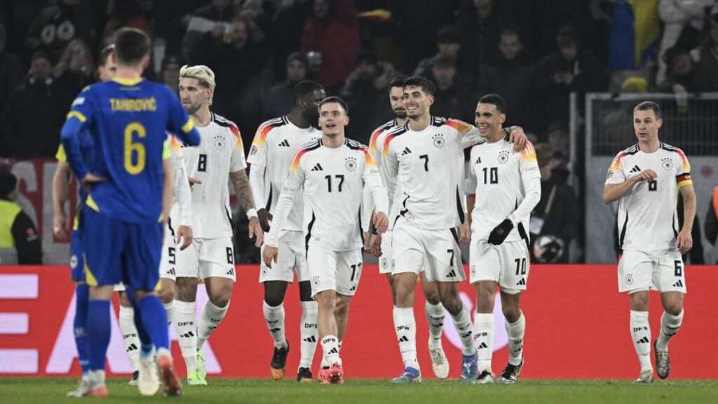 Nations League: Netherlands rock Hungary to reach quarters; Germany hit record seven against Bosnia