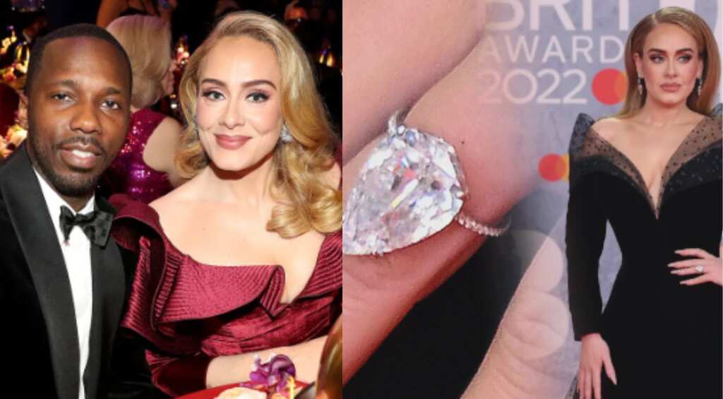 Adele confirms engagement, flashes STUNNING RING during Las Vegas Residency