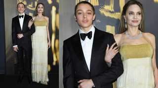 Angelina Jolie brings youngest son Knox as her plus one at the 2024 Governors Awards