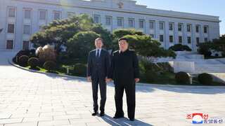 Kim Jong-un hails 'strategic level' partnership as Russian delegations visit North Korea