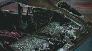 Multiple children injured in car crash at central China school