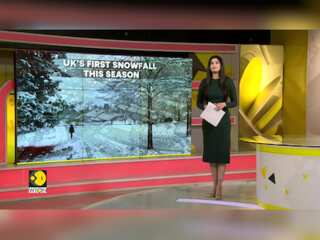 UK Witnesses First Snowfall Of Season