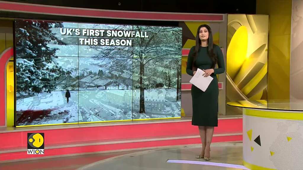 UK Witnesses First Snowfall Of Season