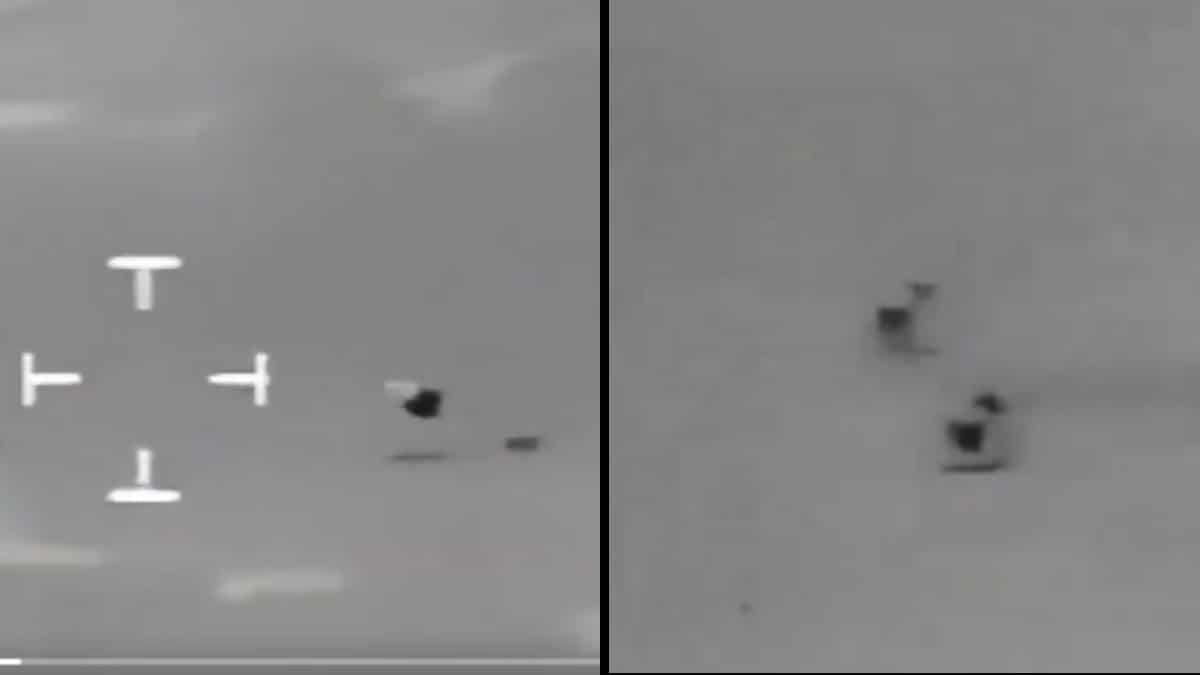 Fast-moving orb splashed, split and disappeared. Pentagon official has an explanation