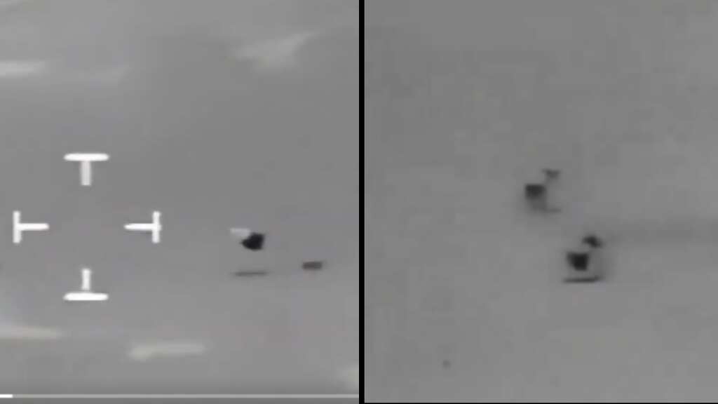 Fast-moving orb splashed, split and disappeared. Pentagon official has an explanation