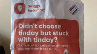 Swiggy Instamart delivers free round gourds amid Maharashtra elections