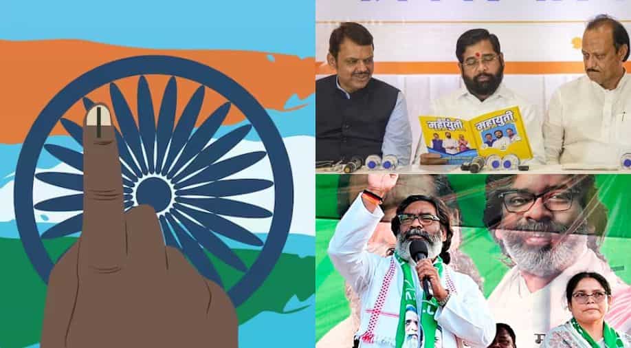 Exit polls: Close contest between Mahayuti, MVA in Maharashtra, neck-to-neck fight in Jharkhand