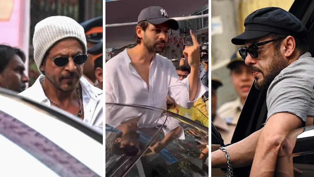Shah Rukh Khan to Kartik Aaryan: Bollywood stars cast their vote in Maharashtra Assembly Elections
