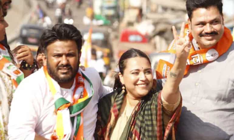 Swara Bhaskar alleges EVM tampering as her husband Fahad Ahmad loses in Maharashtra election Swara Bhaskar alleges EVM tampering as her husband Fahad Ahmad loses in Maharashtra election