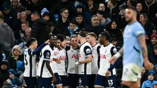 Premier League: Spurs end Manchester City’s 52-game unbeaten home run with 4-0 mauling