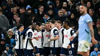 Premier League: Spurs end Manchester City’s 52-game unbeaten home run with 4-0 mauling