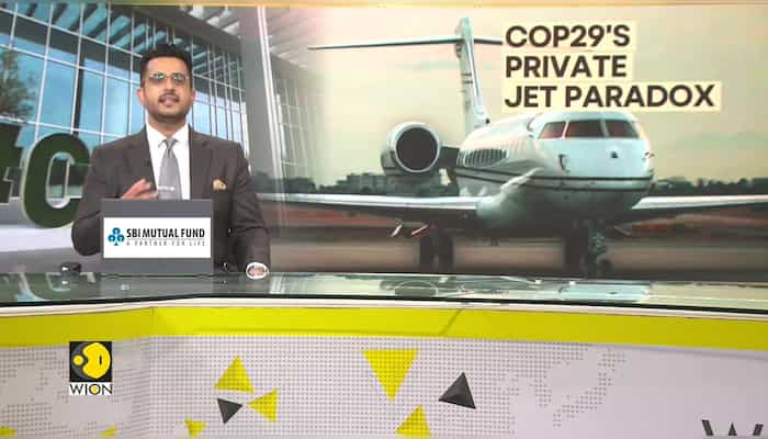 Jets at COP 29: Flying Green? COP29’s Private Jet Paradox | World Business Watch | WION News