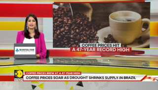 Coffee Prices Sour As Drought Shrinks Supply In Brazill