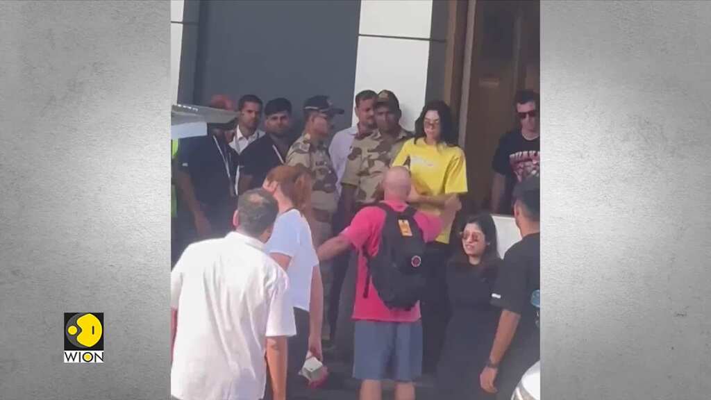 Dua Lipa Arrives For Her Second Gig In India