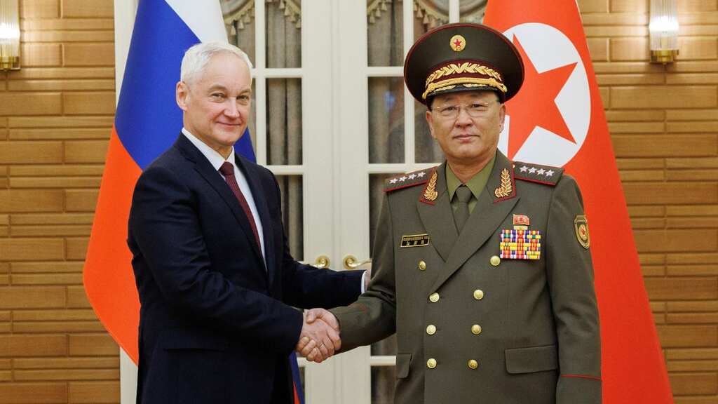 'Expanding in all areas': Russian defence minister hails ties with North Korea amid visit to Pyongyang