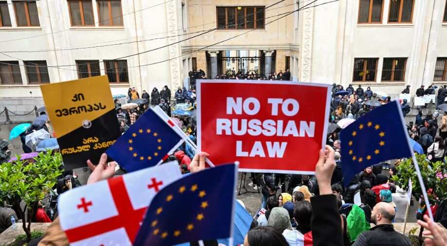 Over 100 pro-West protestors detained by Georgia amid post-election crisis Over 100 pro-West protestors detained by Georgia amid post-election crisis