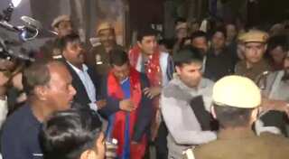 AAP decries 'attack' on Arvind Kejriwal, police detain man for throwing 'water' at ex-CM