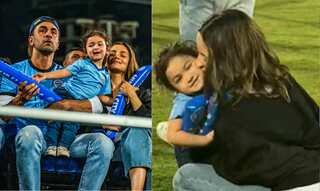 Kapoors' fun night out! Ranbir and Alia take Raha out for football match | Watch viral videos