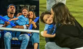 Kapoors' fun night out! Ranbir and Alia take Raha out for football match | Watch viral videos