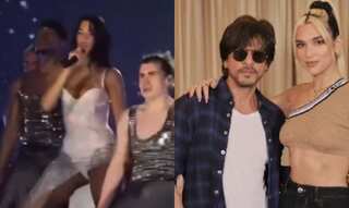 Dua Lipa performs mashup of Levitating and SRK's Woh Ladki Jo at Mumbai concert: Watch