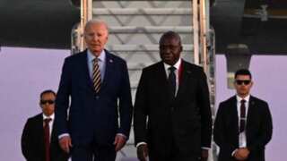 Biden in Angola for first visit to sub-Saharan Africa as president
