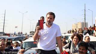 Congress leader Rahul Gandhi stopped at Ghazipur border on way to Sambhal, says 'against rights'
