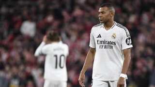 La Liga: Kylian Mbappe admits penalty miss 'big mistake' as Athletic Bilbao beat Real Madrid