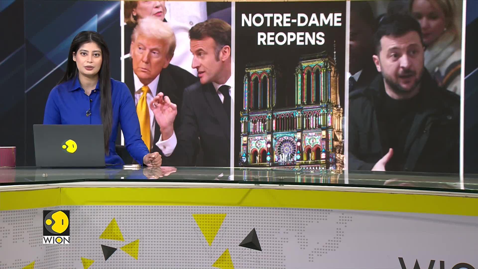 Emmanuel Macron Hosts World Leaders As Notre-Dame Reopens With A Grand Ceremony