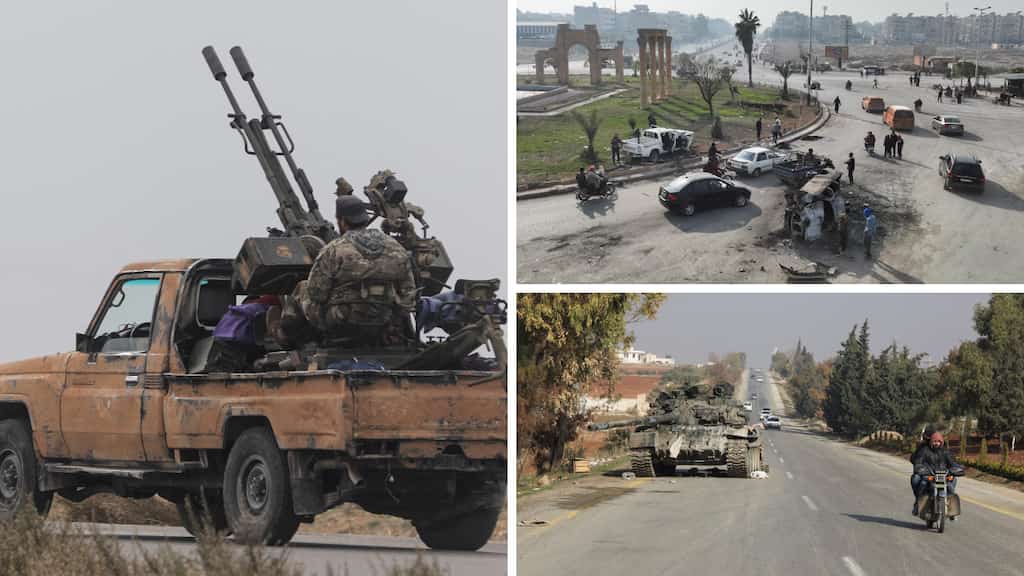 Syrian rebels claim to capture Homs, enter Damascus as President al-Assad reportedly leaves capital