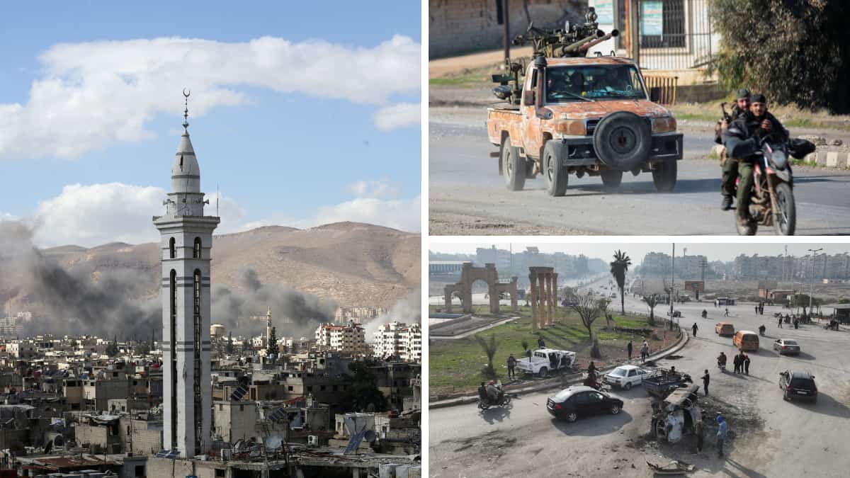 Damascus falls: Syrian rebels announce capital city 'free', PM says ready for handover