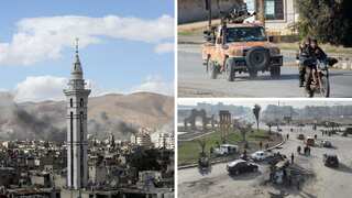 Damascus falls: Syrian rebels announce capital city 'free', PM says ready for handover