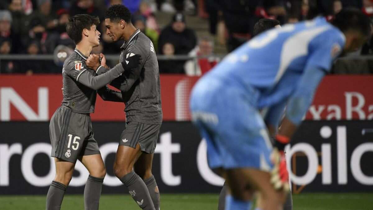 Real Madrid’s win at Girona cuts gap at top with La Liga leaders Barcelona Real Madrid’s win at Girona cuts gap at top with La Liga leaders Barcelona